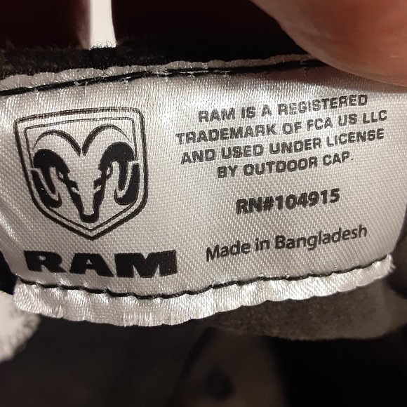 Dodge Ram Hat/Cap With Adjustable Strap OSFM - Picture 7 of 7